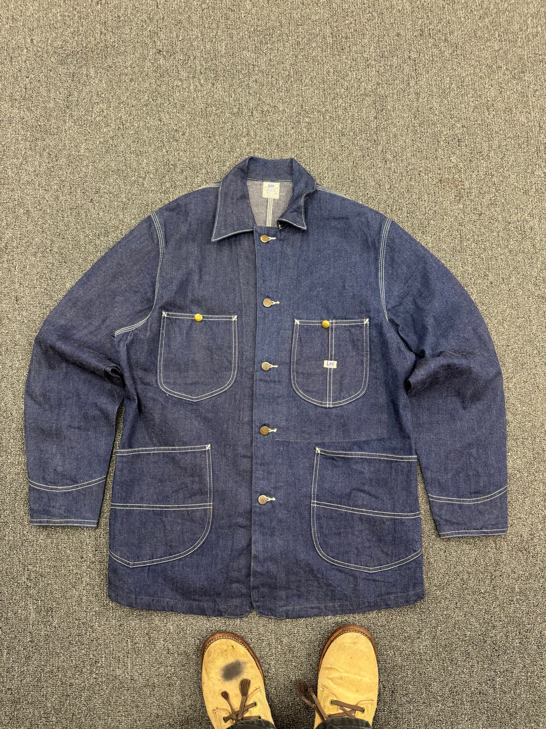 Lee 빈티지 91-j 데님 커버올 자켓 상품이미지1
