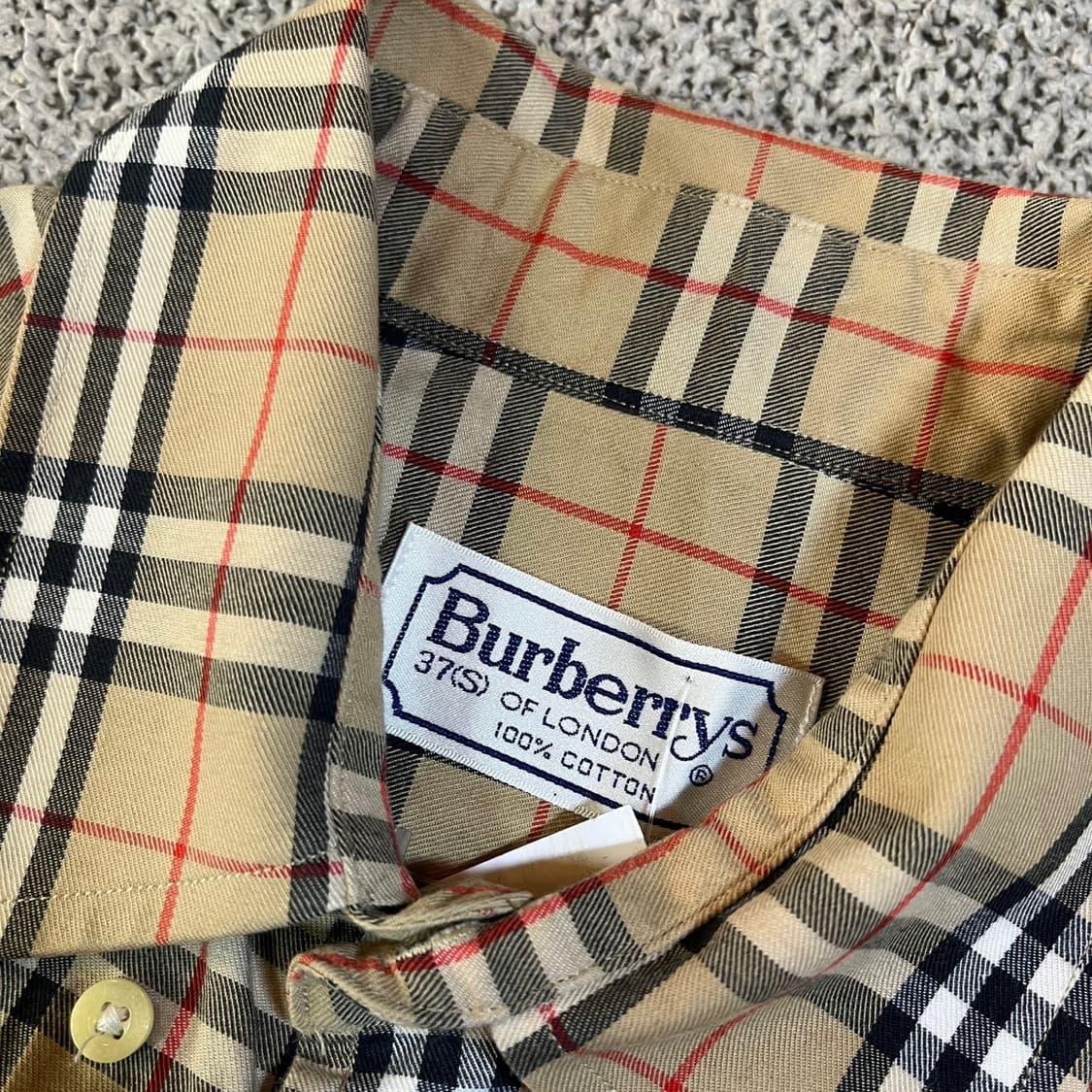 버버리 노바체크 셔츠 상품이미지4