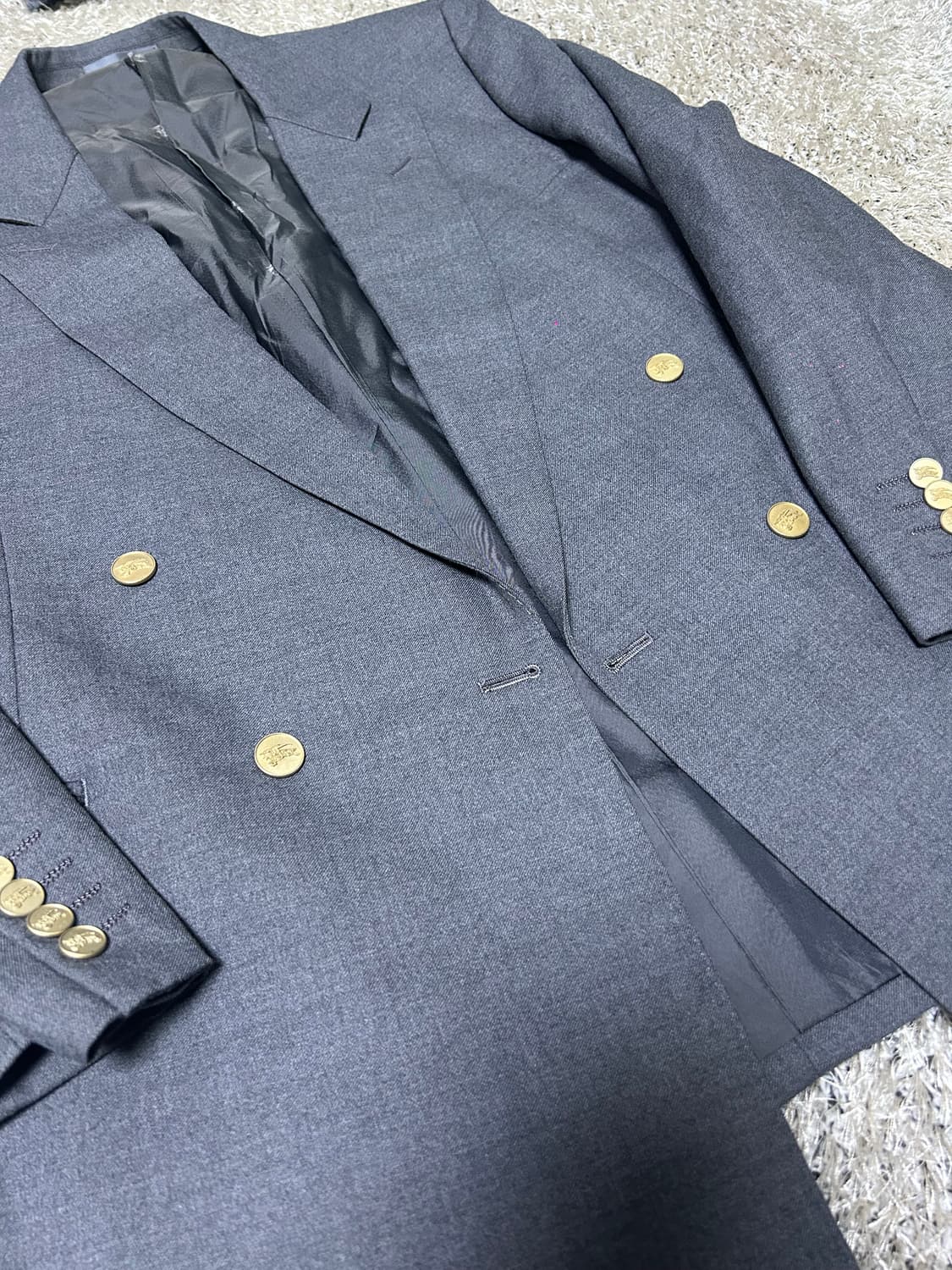 버버리 더블 타스마니아 울 사이즈 105 상품이미지2