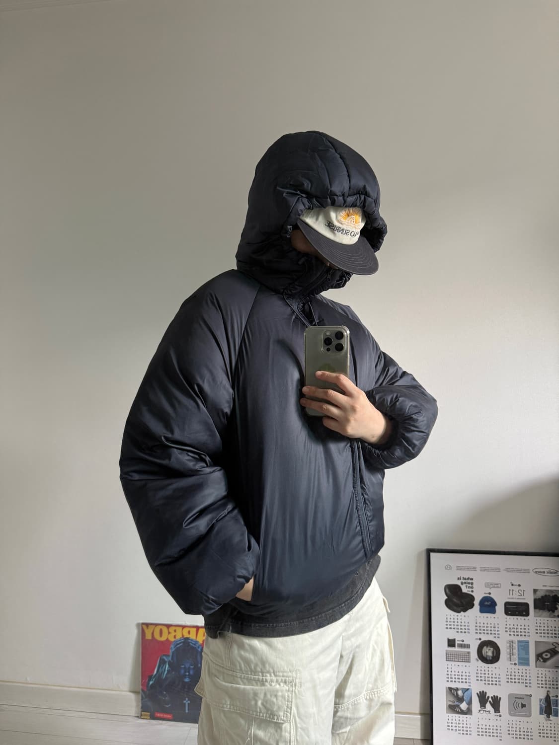 플리마켓🔥 피지컬 디파트먼트 심리스 푸퍼 자켓 상품이미지1