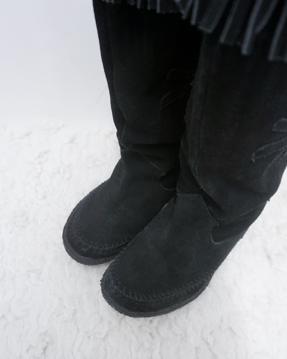 DIESEL fringe suede mid boots 상품이미지5