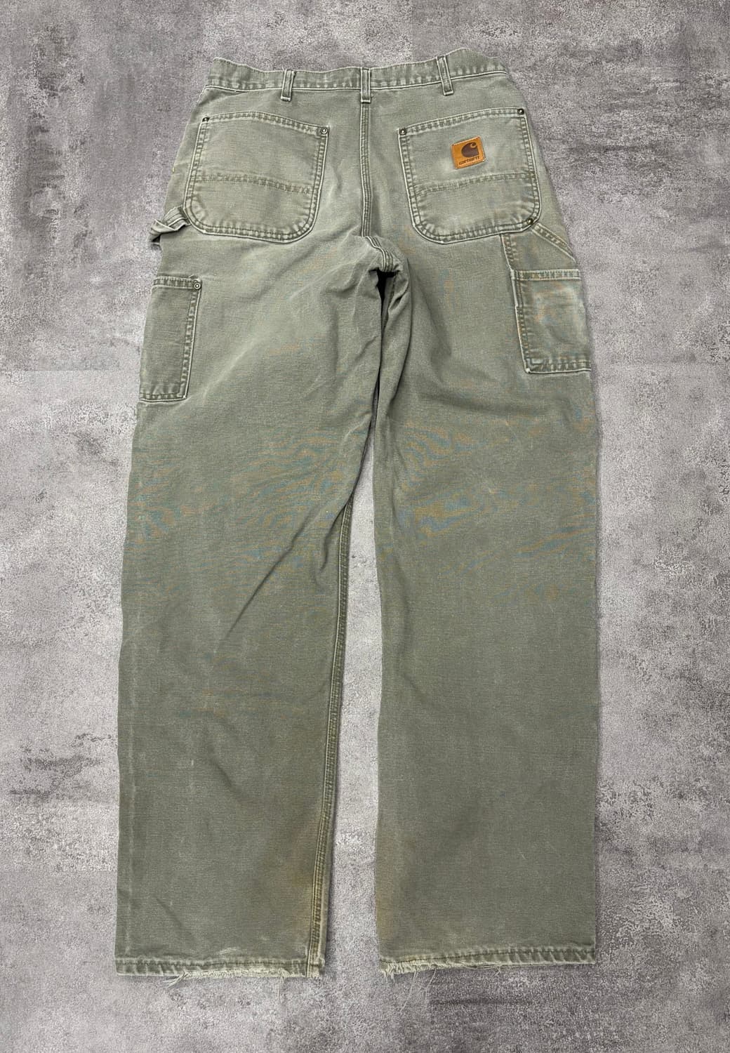 00s 칼하트 더블니 mos 모스그린 카펜터 팬츠 상품이미지4
