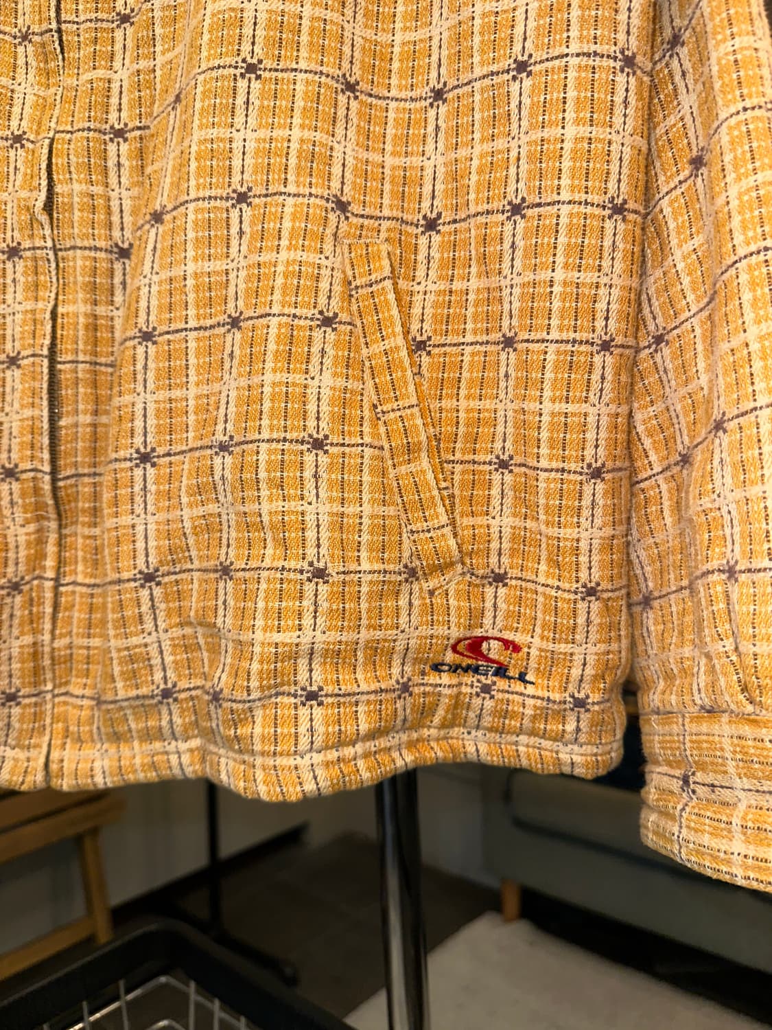 00’s O’Neill check pattern bomber jacket 상품이미지4
