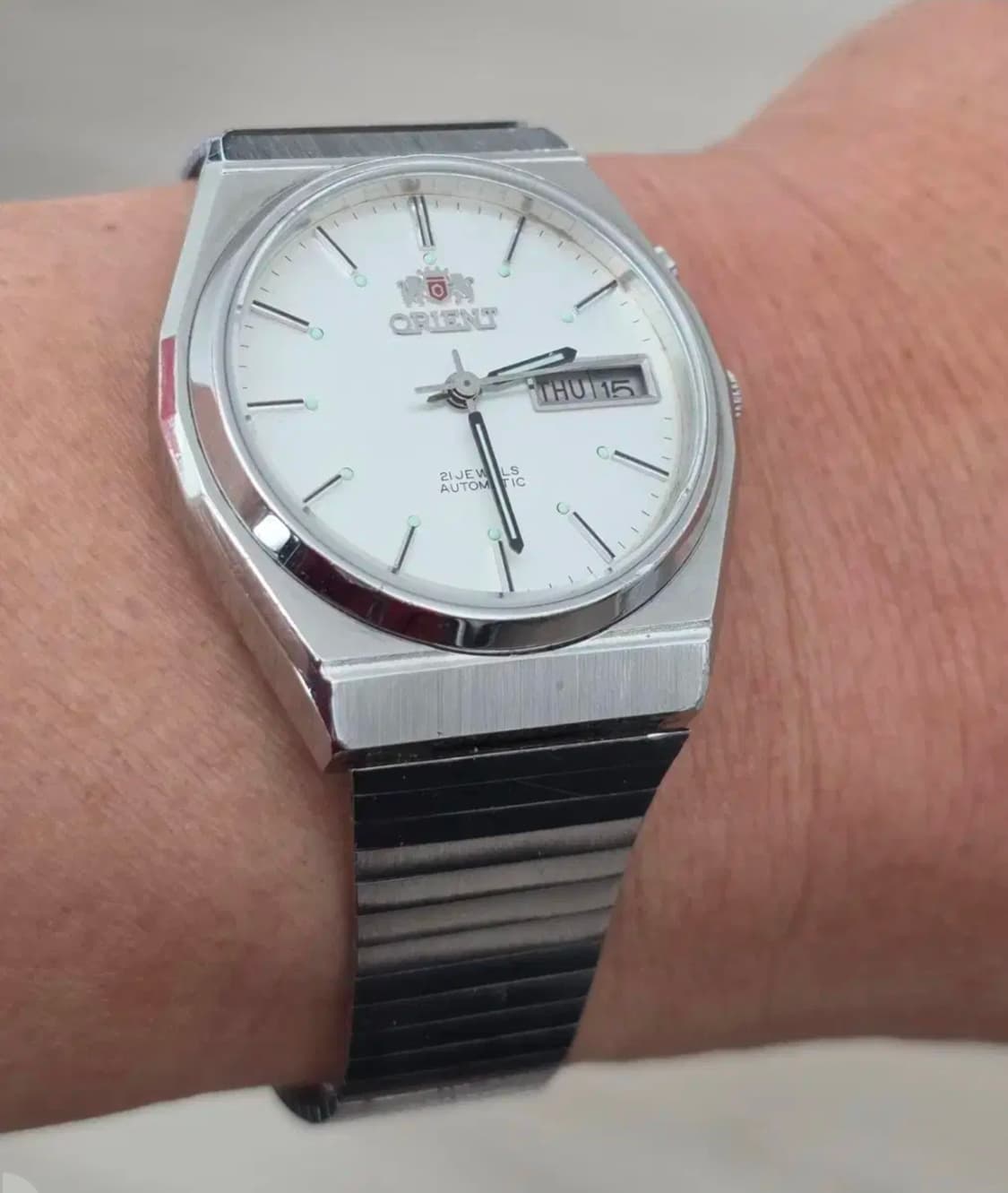 오리엔트 오토메틱 OS469C697 빈티지 요일. 날짜시계. 상품이미지4