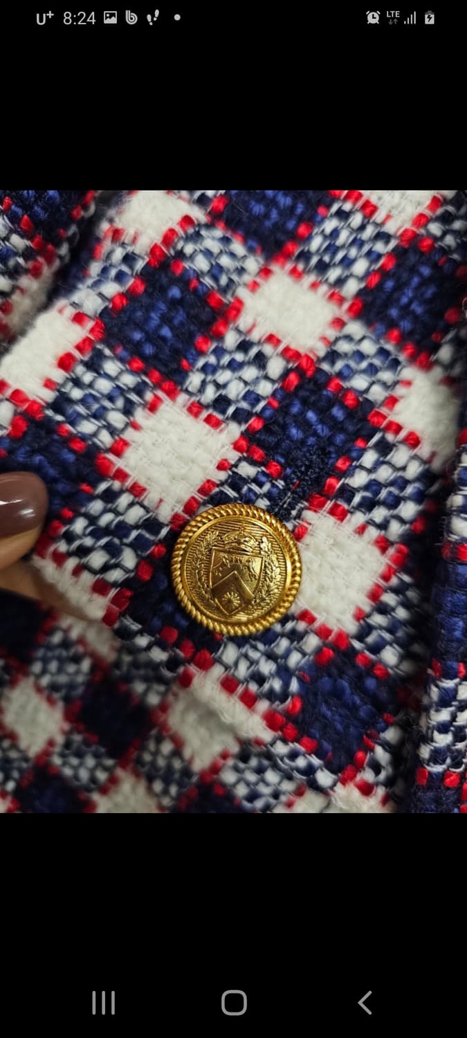 구찌 겨울체크자켓     36(실용55~정66) 상품이미지4