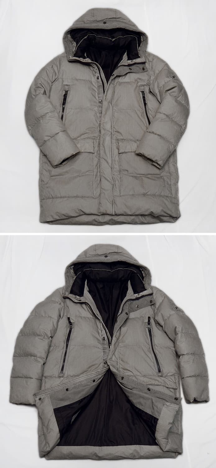 시리즈 (series) 투르쿠 피그먼트 구스다운 롱패딩 파카 (100+) 상품이미지2