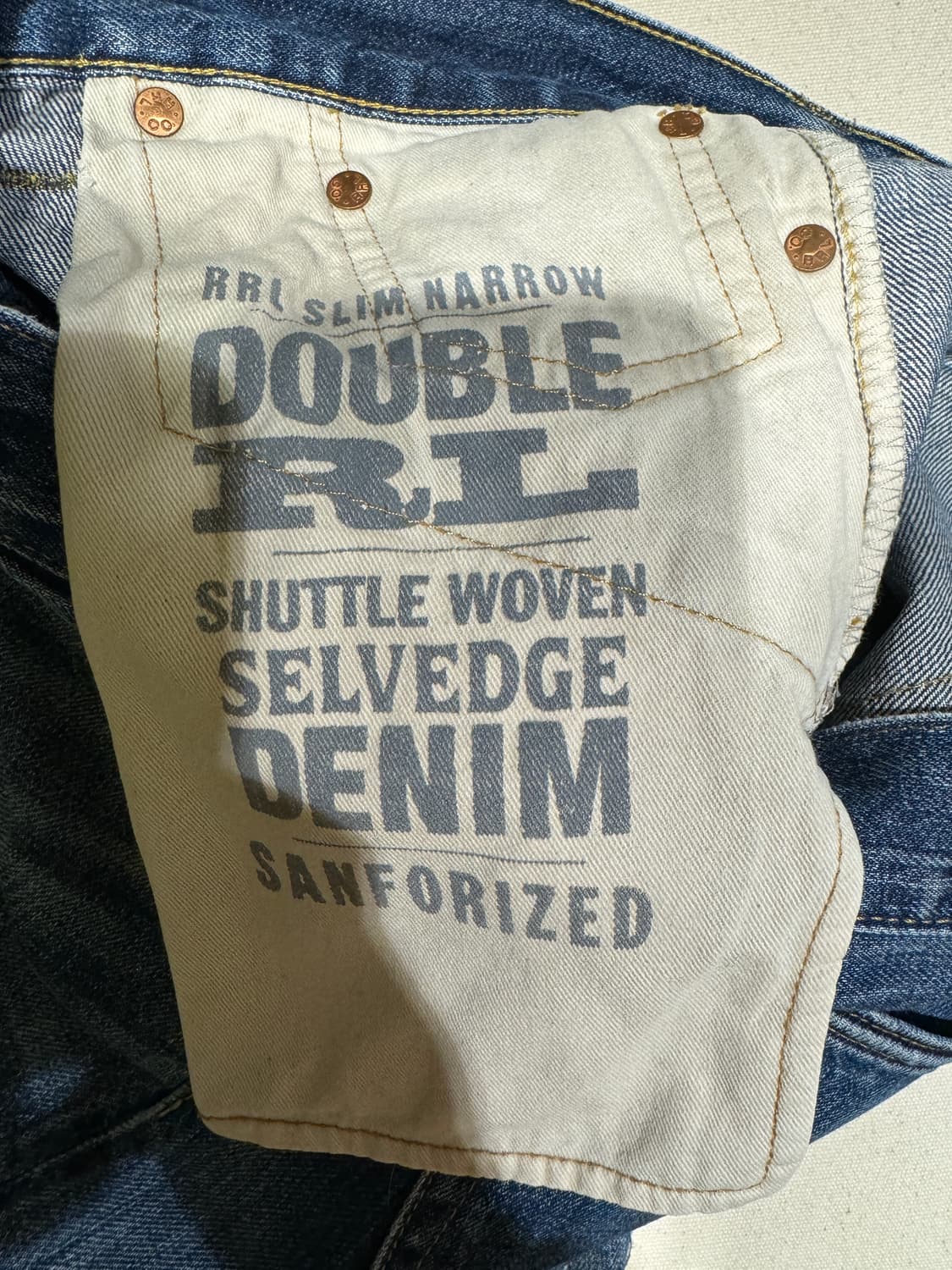 [MADE IN USA] 더블알엘 슬림 네로우 데님 팬츠 상품이미지9