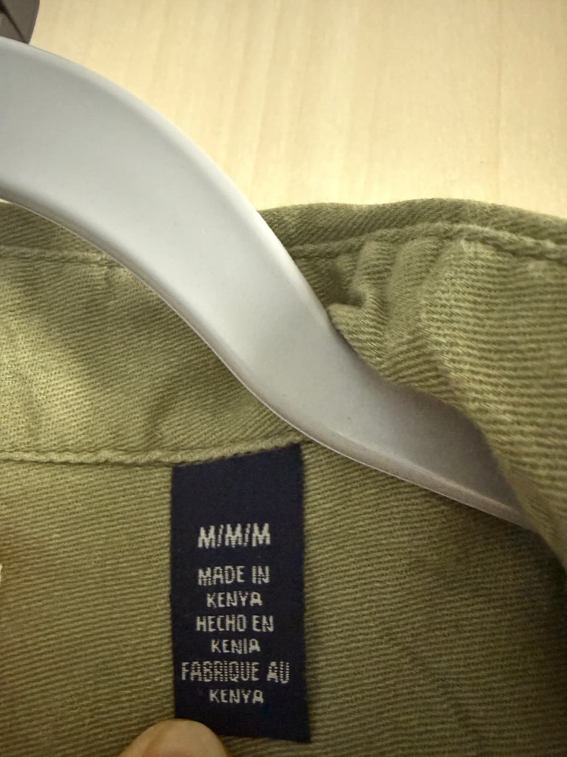 랭글러 반팔워크셔츠 m사이즈 (카키색) 상품이미지2