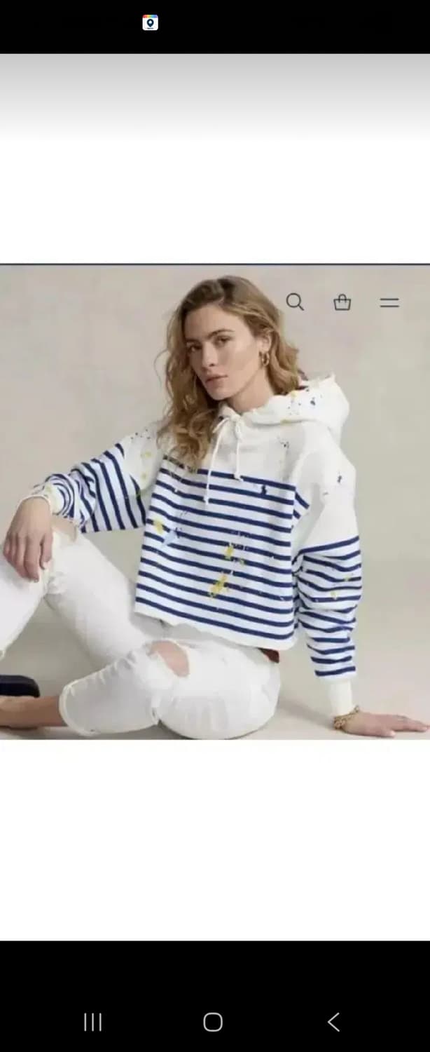 폴로 랄프로렌 스트라이프 후드  상품이미지2