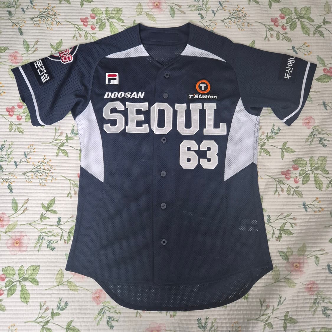 두산베어스 서울 (100) 김택연 #63 정품 유니폼 휠라 상품이미지1