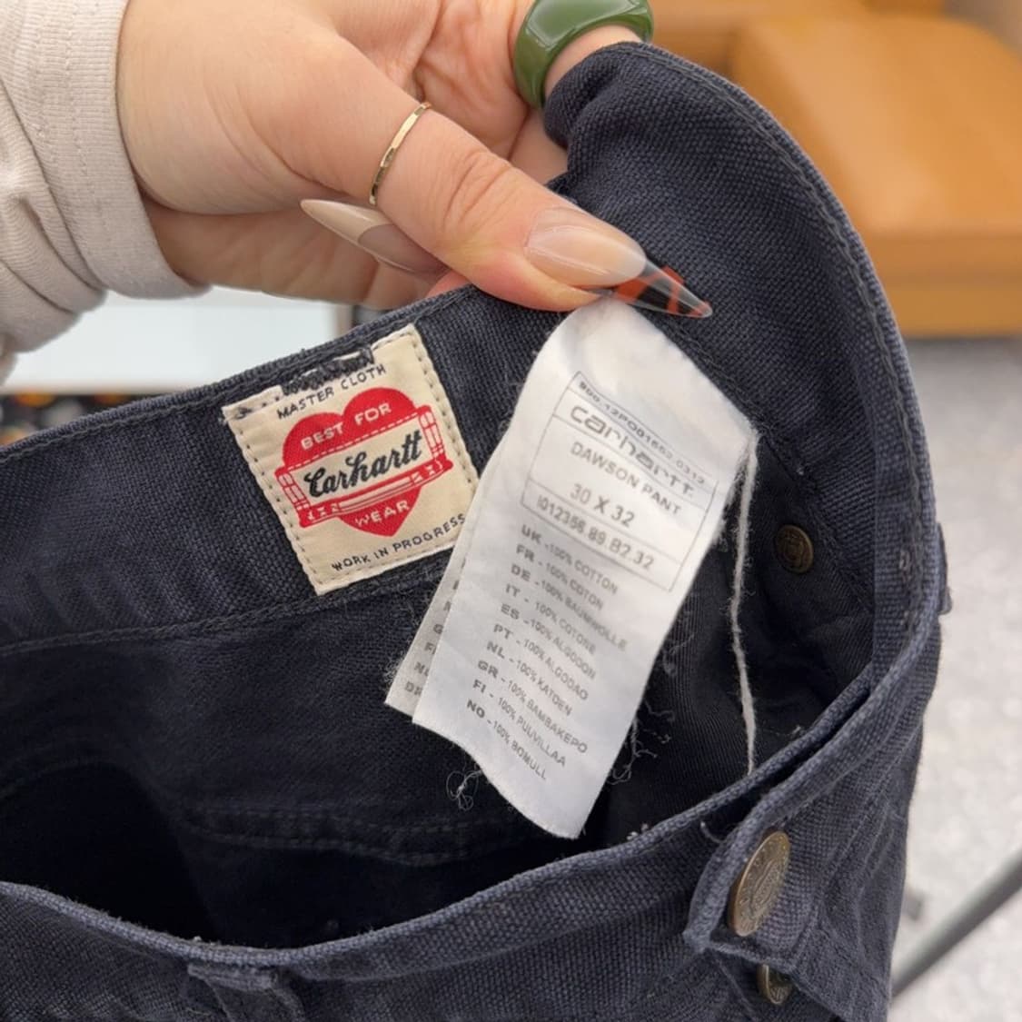칼하트 DAWSON 모던 캐주얼 코튼팬츠 면바지 30인치 C08393 상품이미지5