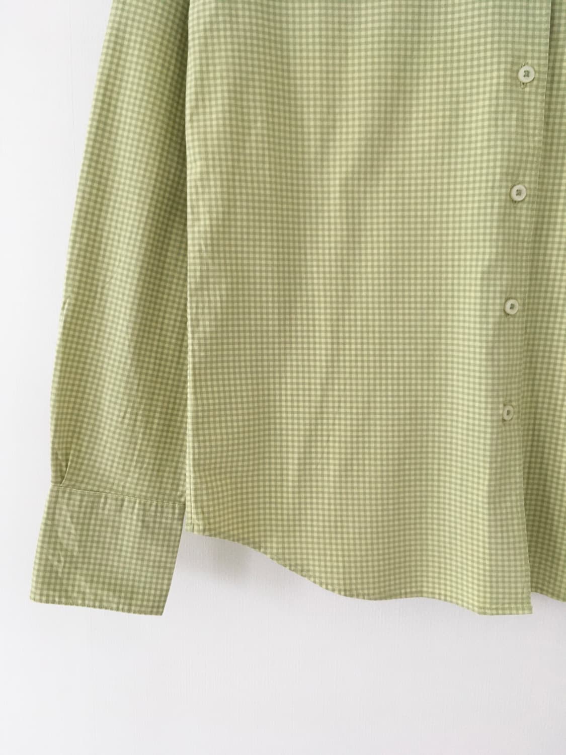 lime check shirt 상품이미지8