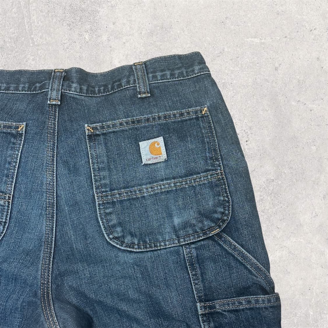 칼하트 B03 싱글니 카팬터 데님 팬츠 32 릴렉스드 핏 상품이미지2