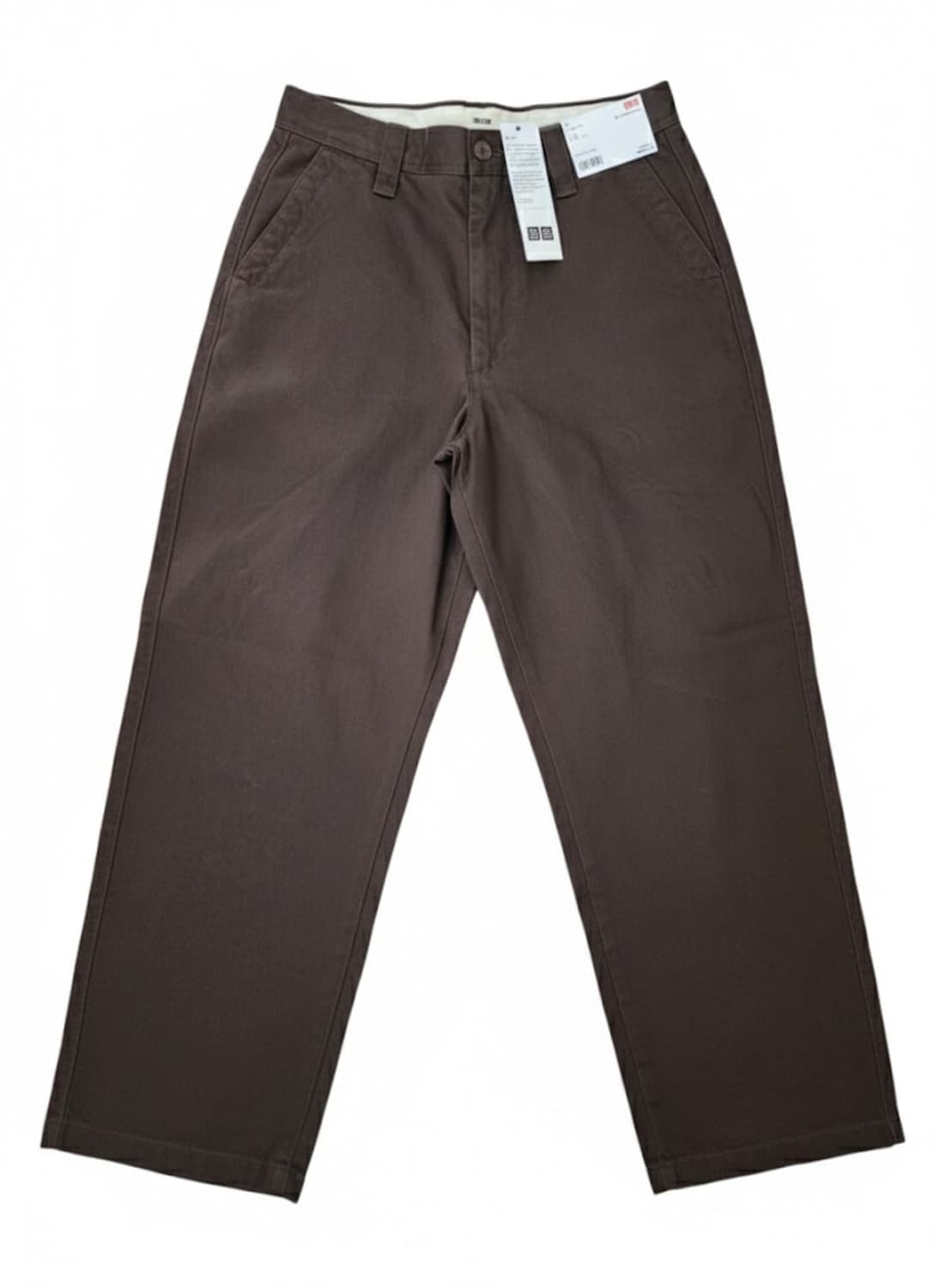 [79] 유니클로U 와이드핏 치노팬츠 다크브라운 상품이미지2