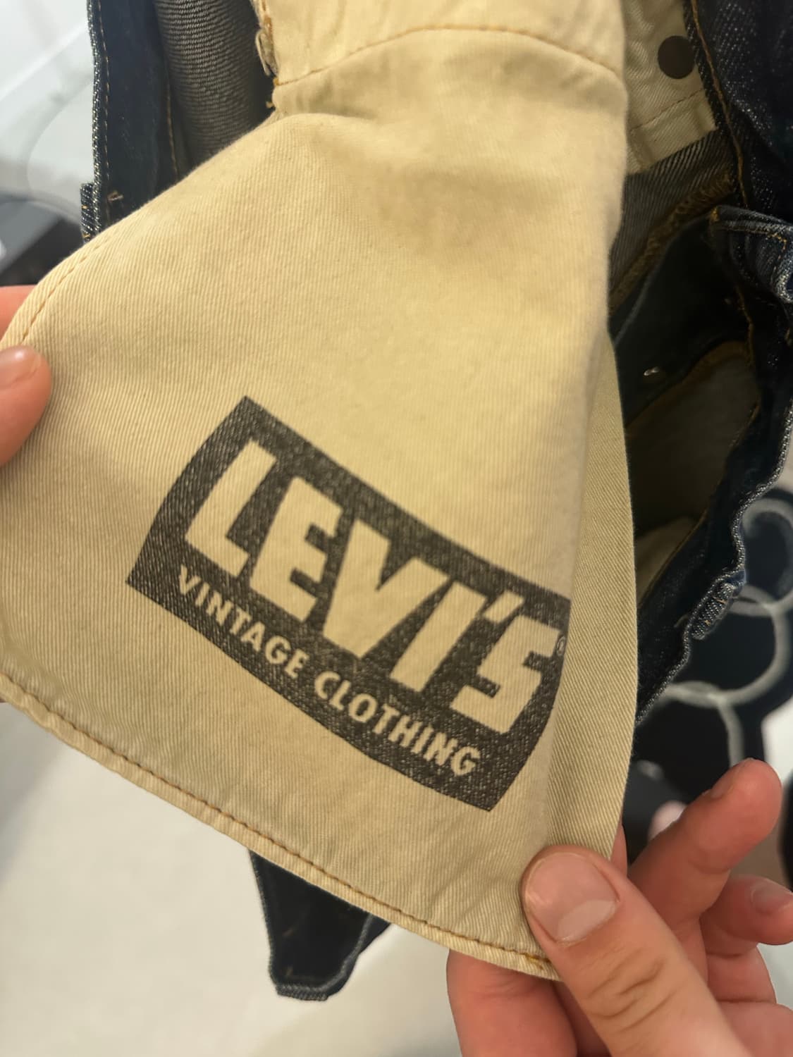 리바이스 LVC 47501 미디엄 워싱 셀비지 데님진 (levis vin 상품이미지8
