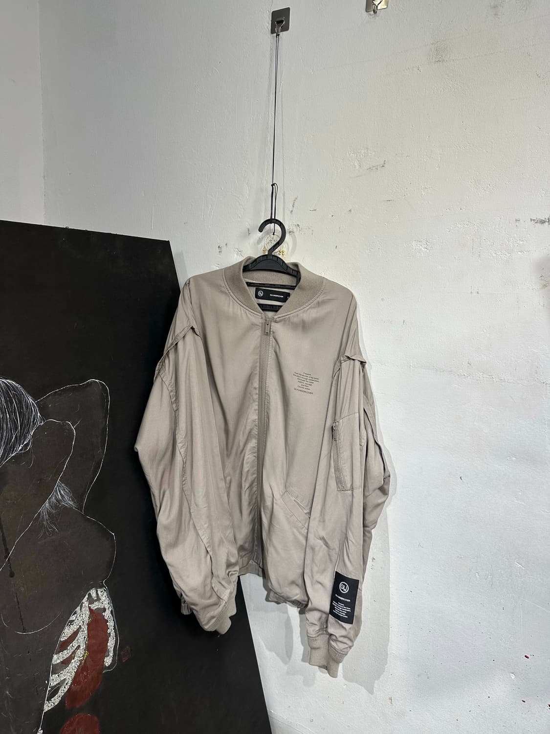 언더커버 콜라보 ma-1 스카잔 해골 자켓 상품이미지7