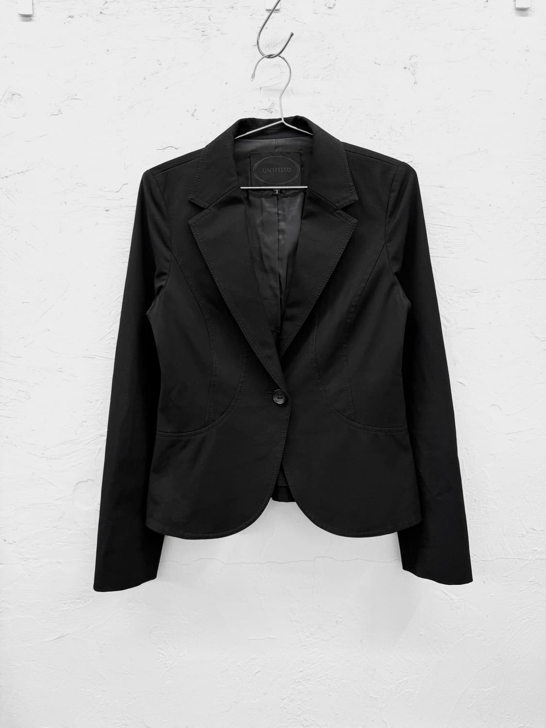 untitled 원버튼 자켓 상품이미지1