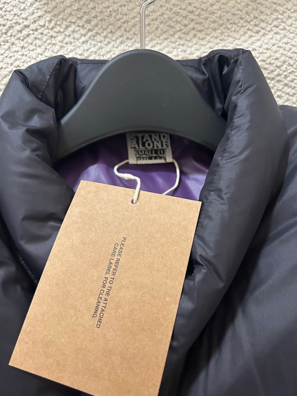 (에크루)스탠드 얼론 거위털 패딩 25년신상 새제품 상품이미지5