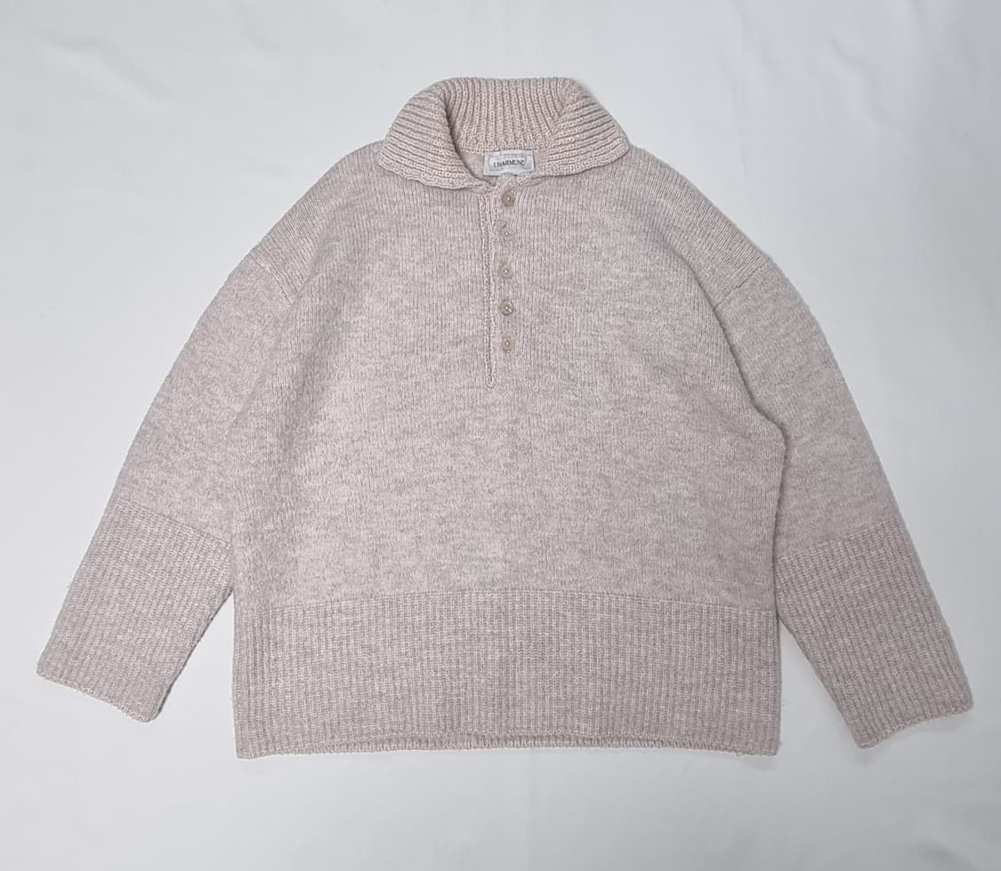 우마뭉 모헤어 셔닐 칼라 풀오버 니트 M _공용, 남성 상품이미지2