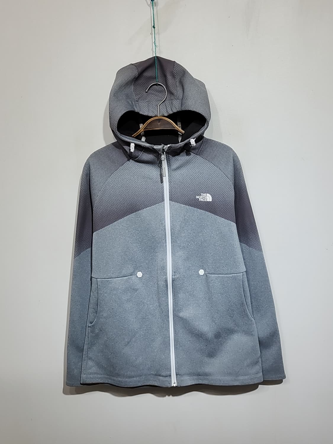 (L) 노스페이스 후드집업 배색 아웃도어 티셔츠  상품이미지1