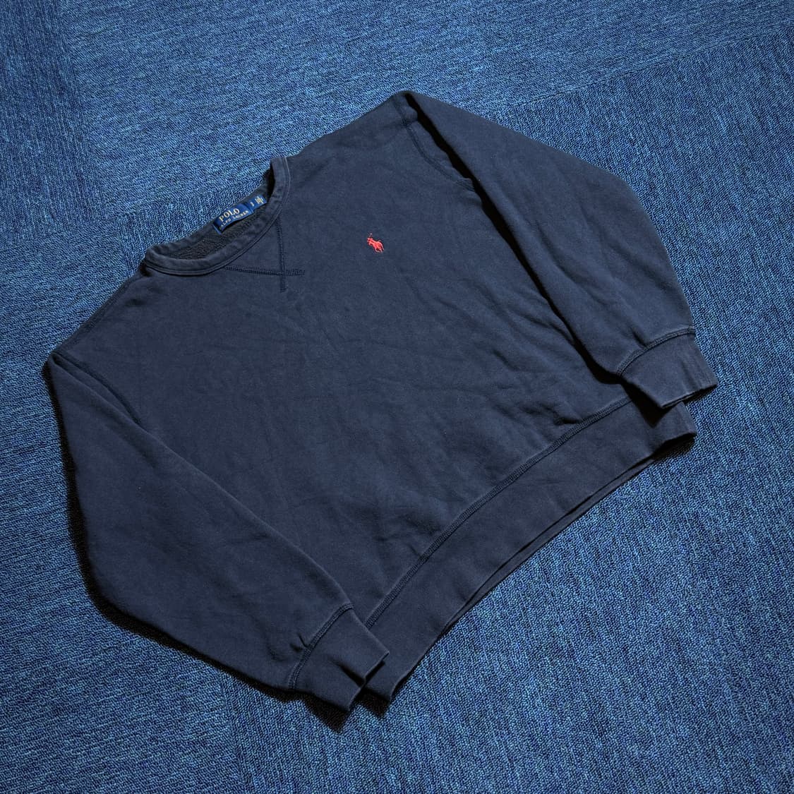 폴로 랄프로렌 네이비 맨투맨 티셔츠 상품이미지1