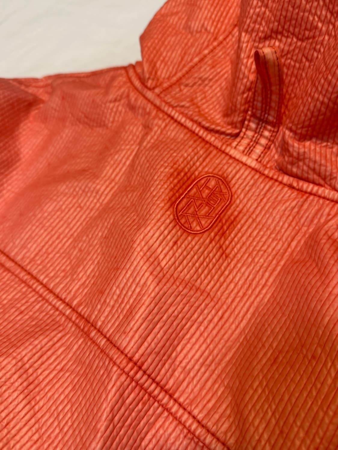 헹칼렉스 스톤아일랜드맛 가먼트다잉 아노락 자켓 코랄 핑크 상품이미지3