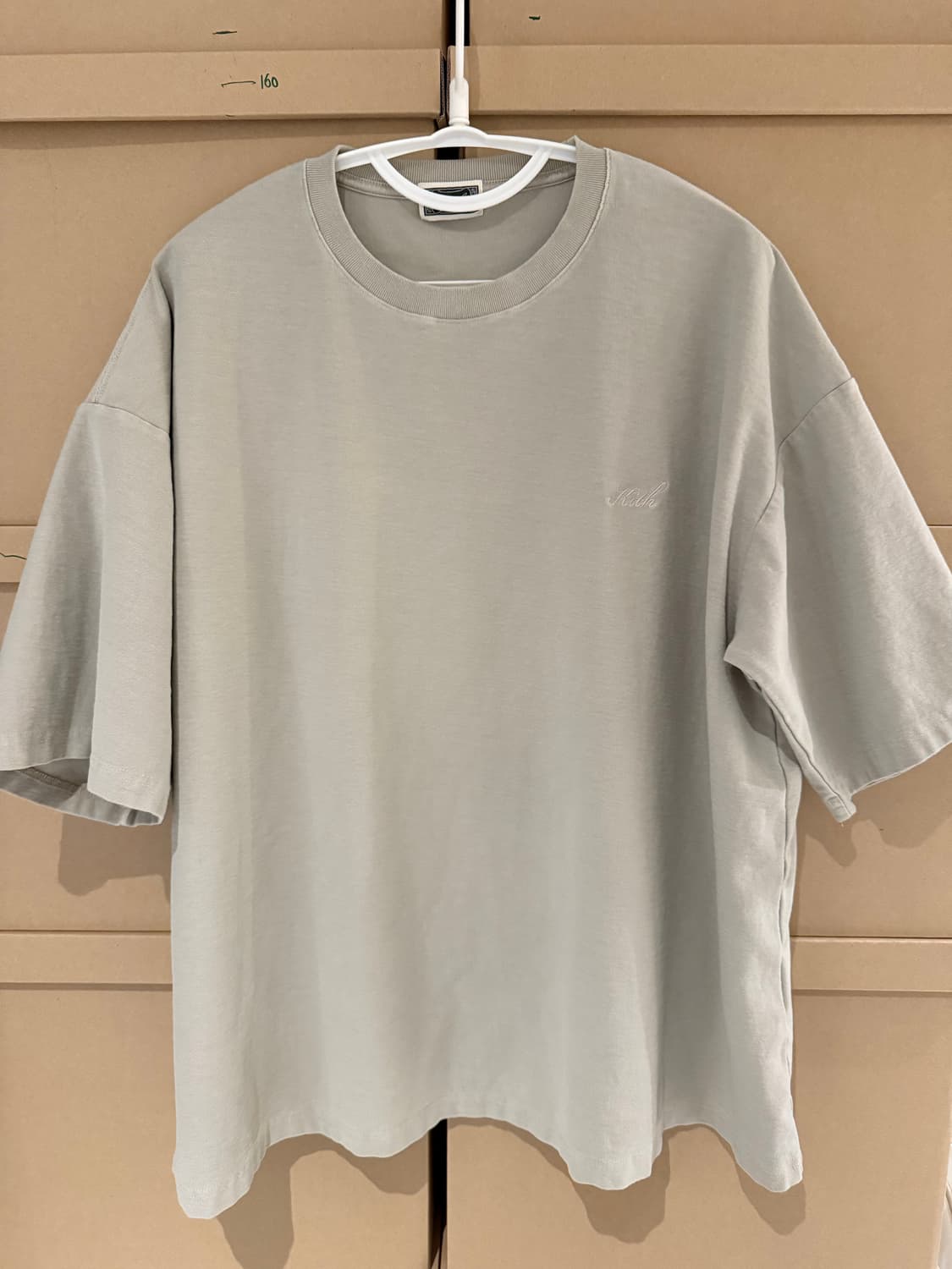 [새상품급-XL] KITH 키스 스웨이드 저지 비숍 반팔 상품이미지1