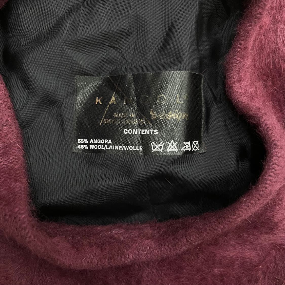 캉골 레드와인 빵모자 상품이미지6