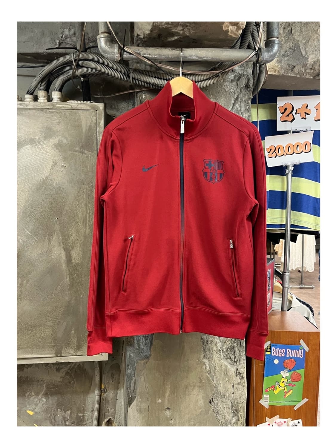 나이키 바르셀로나 트랙탑 져지 버건디 M #csz3820 상품이미지1