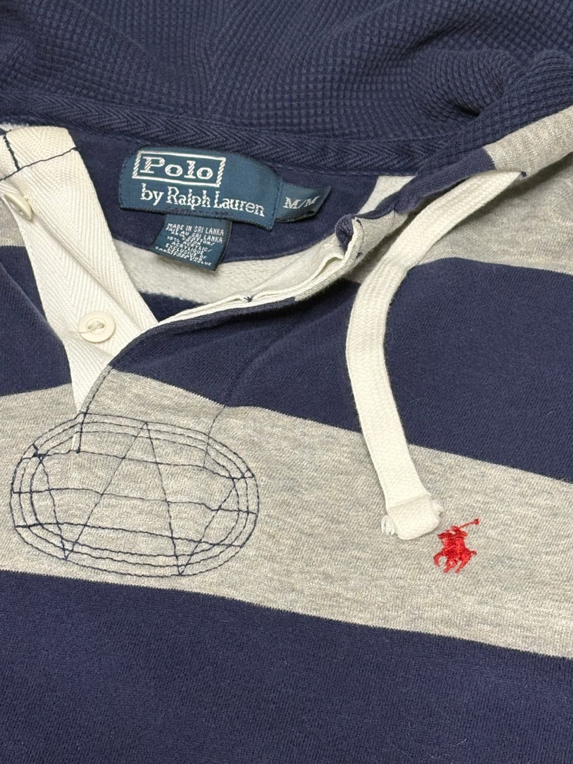 폴로랄프로렌 단가라 럭비 후드티 상품이미지2