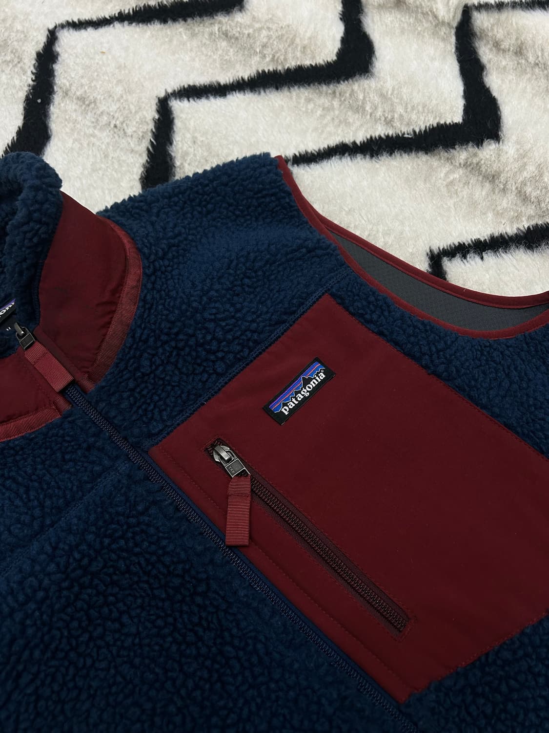 [M]파타고니아 레트로X 플리스 베스트/짙은네이비 상품이미지1