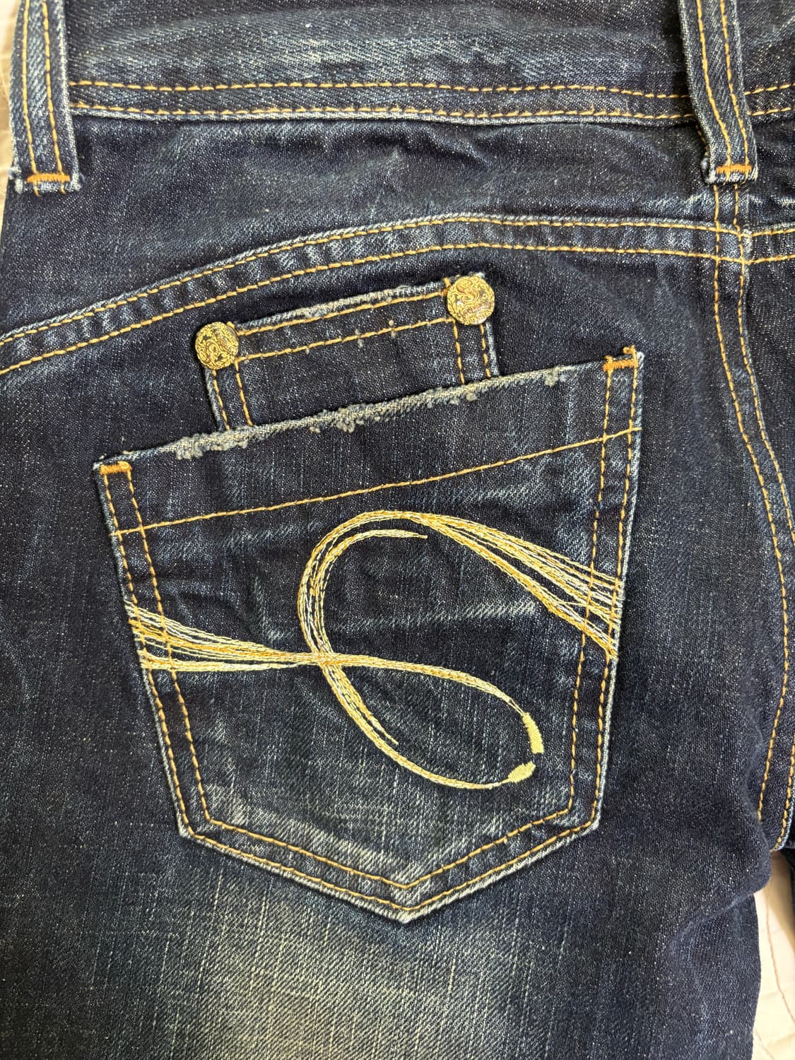 StudioR.P 로우라이즈 부츠컷 청바지 상품이미지5