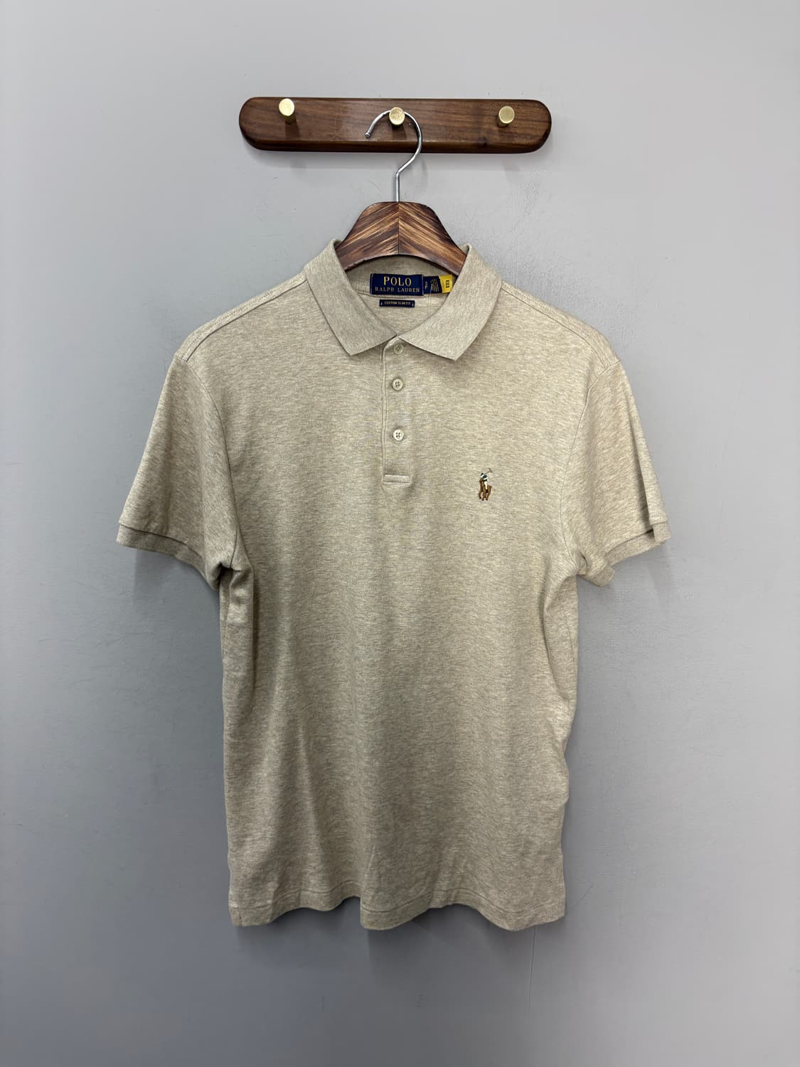 폴로 랄프로렌 포니로고 소프트코튼 베이직 카라 반팔티 A3762 상품이미지2