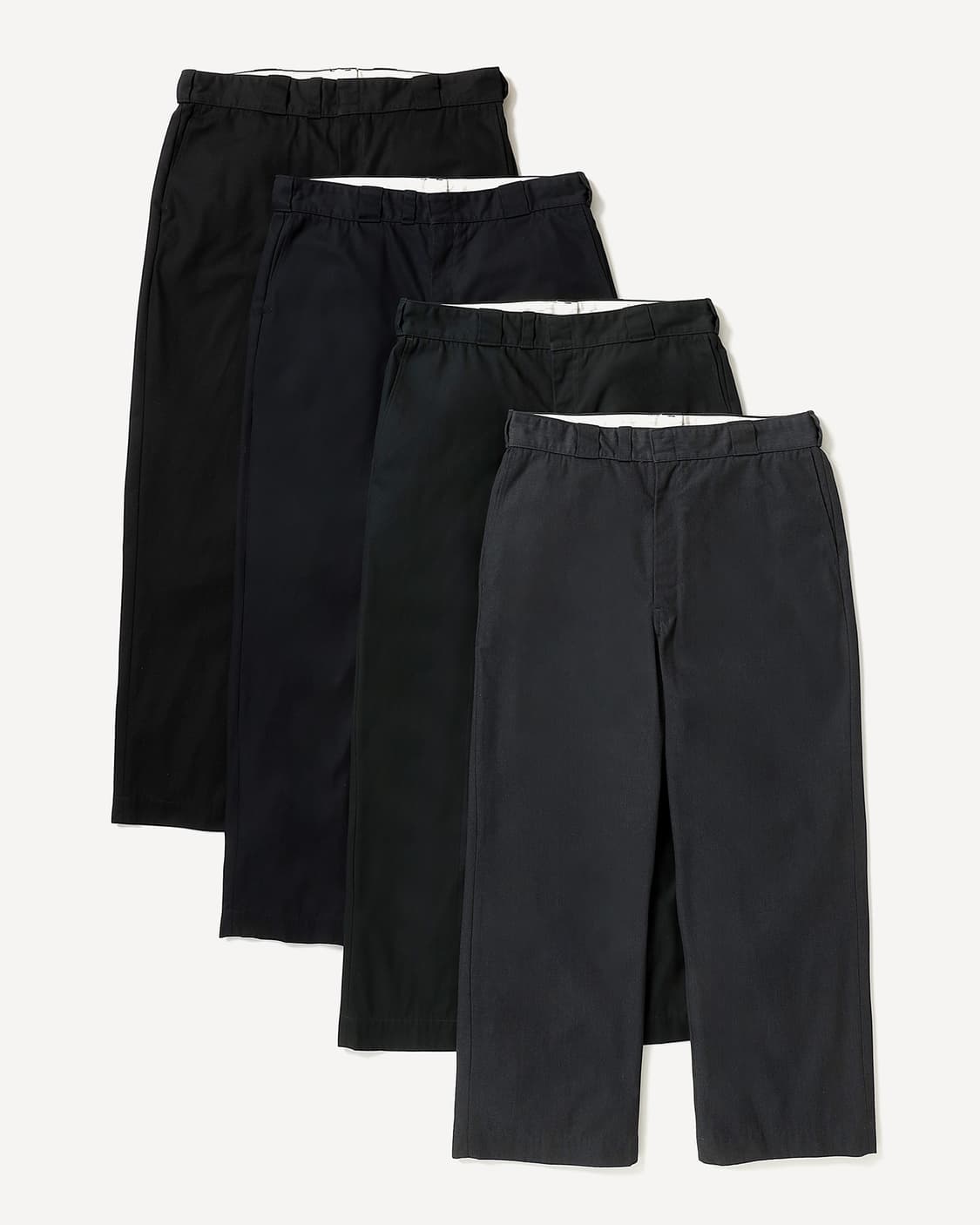 [1s] 26ss 아프레쎄 워크치노 트라우져 블랙 상품이미지1