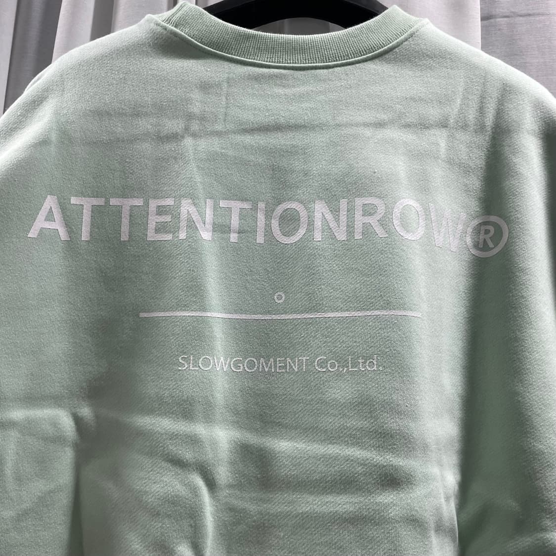 언텐션로우/ 백로고 맨투맨 스웻셔츠/ 2 상품이미지6