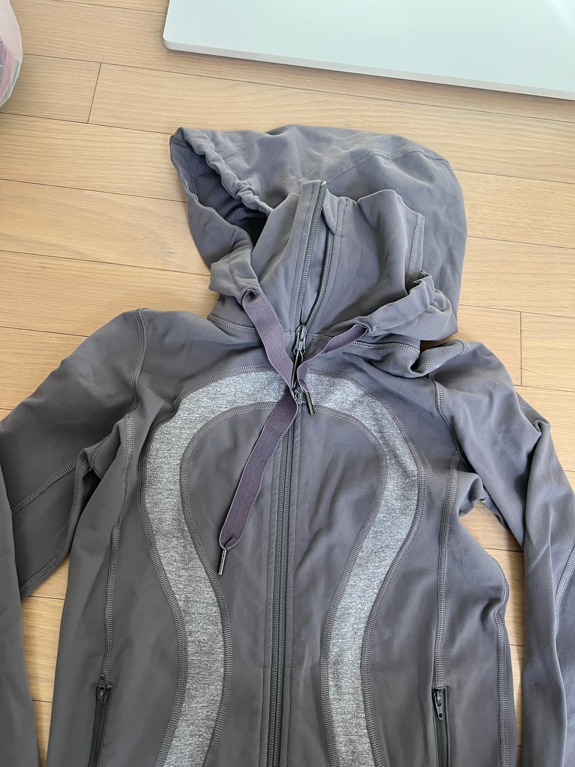 Lululemon Scuba Hoodie - Grey Purple (Si 상품이미지3