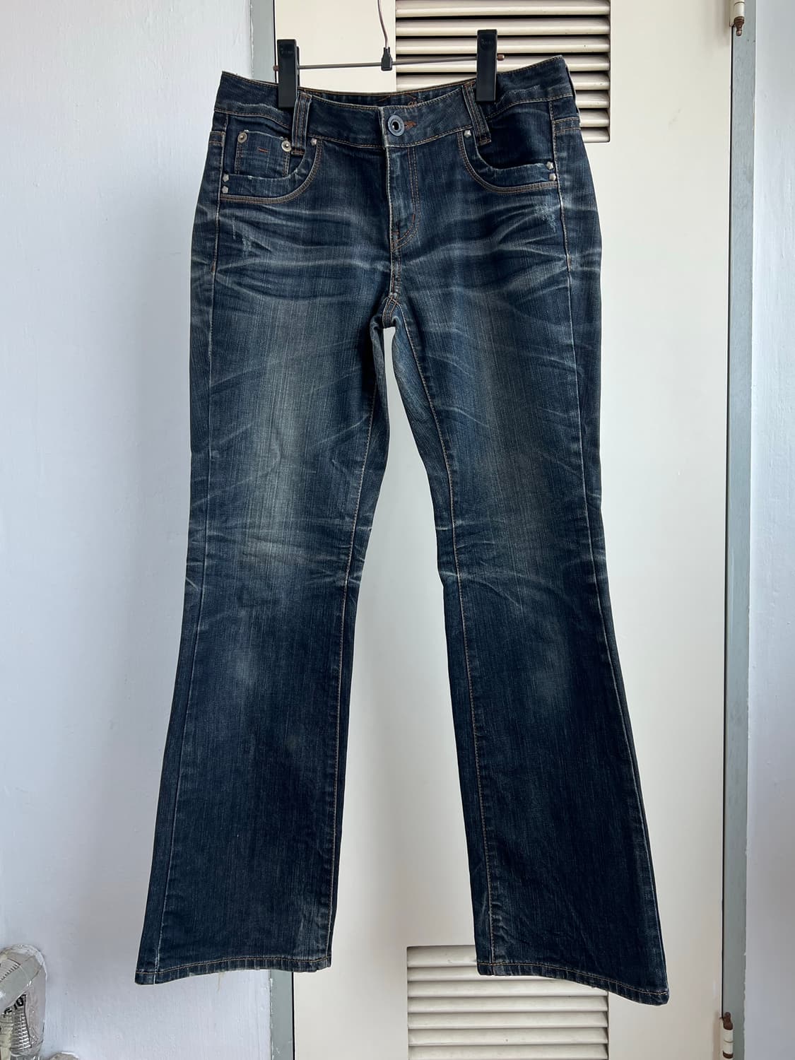 로우 데님 팬츠 상품이미지1