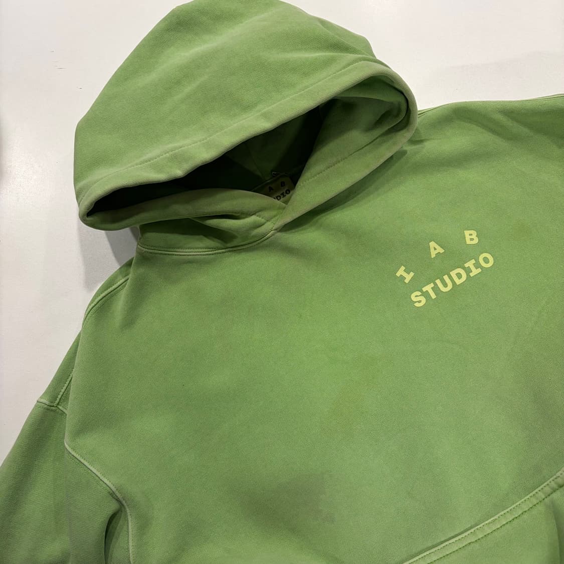 [M] 아이앱스튜디오 IAB Studio 애플 그린 후드티 B807 상품이미지5