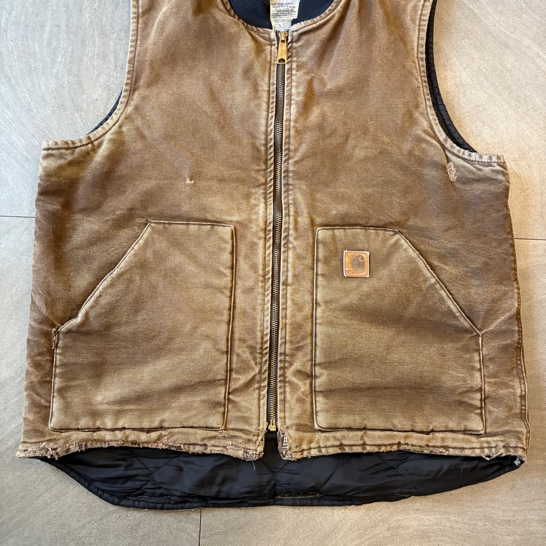 칼하트 정품 덕 캔버스 조끼 베스트 상품이미지4