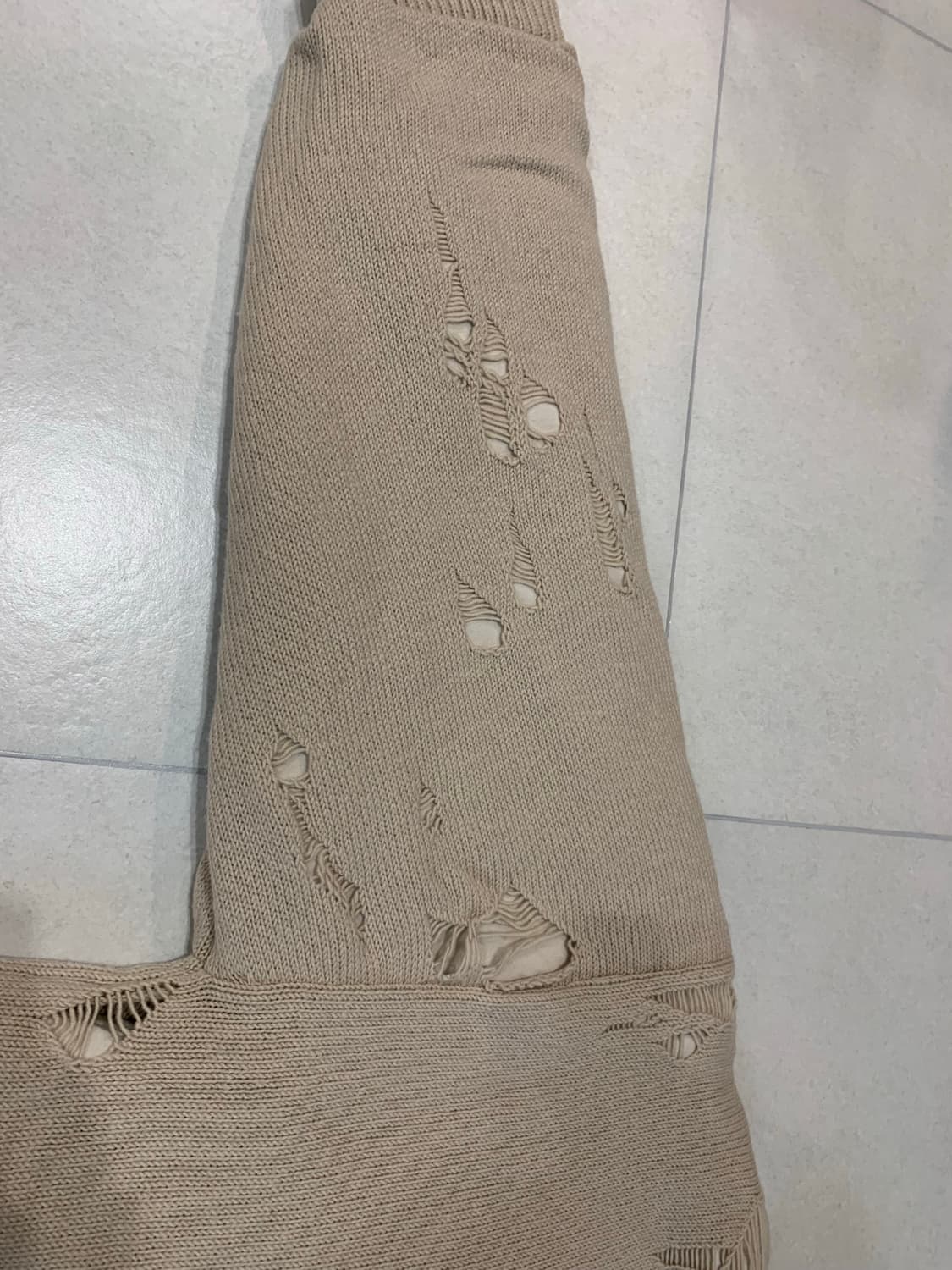 23FW 미하라 야스히로 패디드 니트 집업 상품이미지3