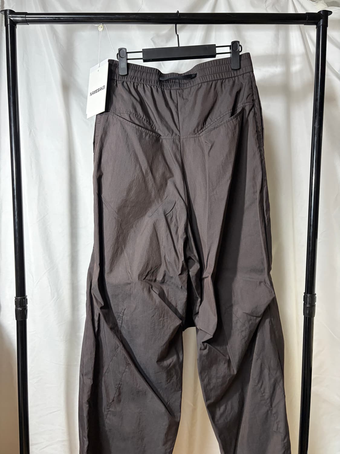 네임세이크 레이어드 스커트 팬츠 브라운 상품이미지3