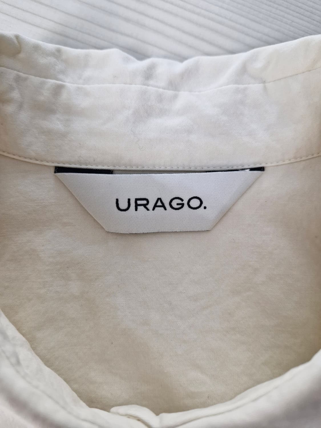 URAGO 유라고 로고 클래식 셔츠 베이지(F) 상품이미지7