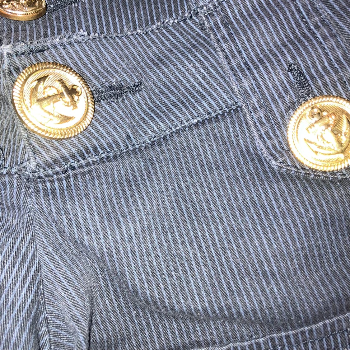 갸루 오네갸루 금장 스트라이프 펑크 숏팬츠 일브 빈티지 핀터깔 상품이미지3