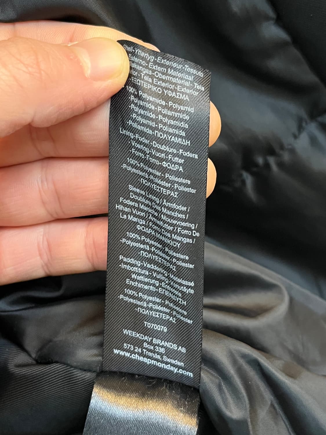 Cheap Monday 나일론 크레이브 자켓 XS 상품이미지6