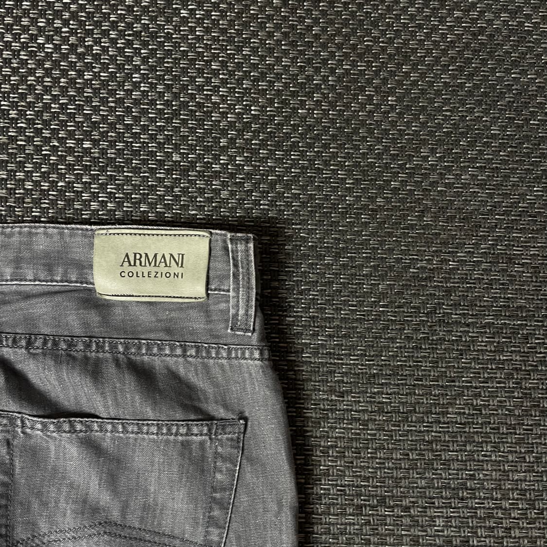 (32) 아르마니 꼴레지오니 그레이 데님 슬림핏 코튼 팬츠 상품이미지8