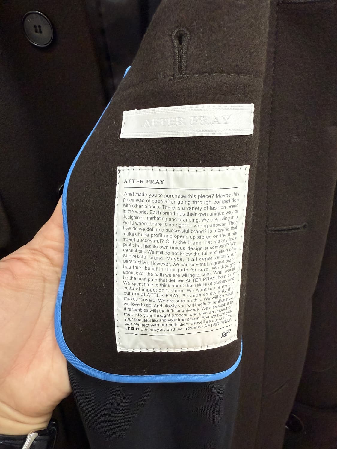 애프터프레이 발마칸 코트 브라운 상품이미지4