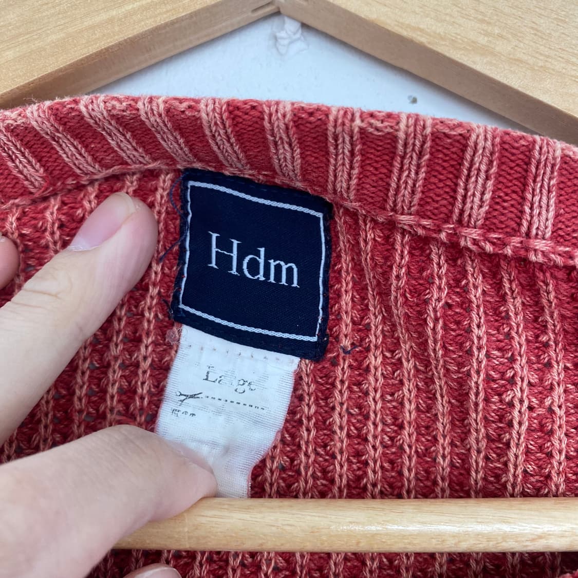 워시드 와플 니트 상품이미지2