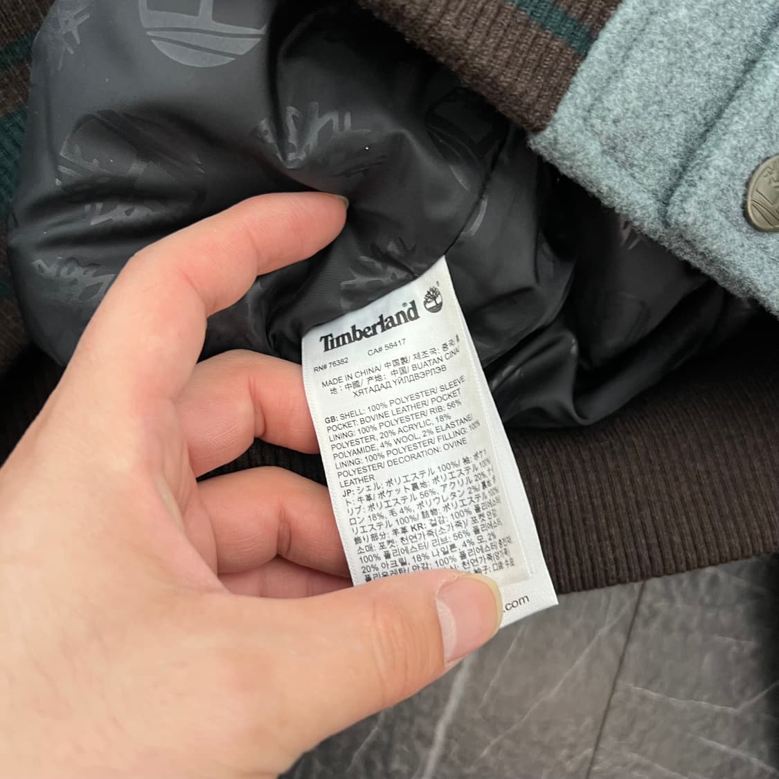 팀버랜드 TDC 컬렉션 카프스킨 레더 바시티 자켓 상품이미지9