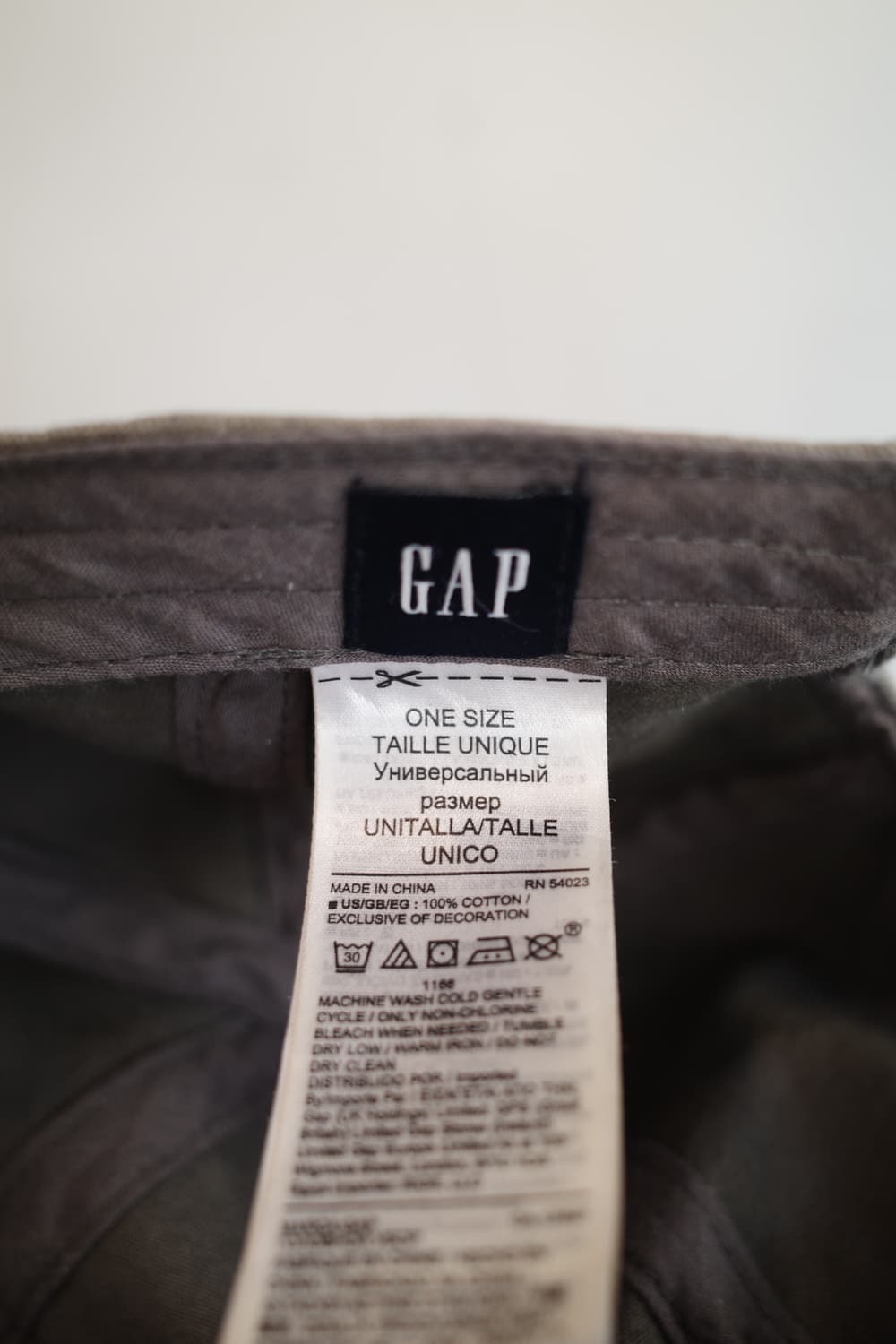 GAP 자수 코튼 볼캡  상품이미지3