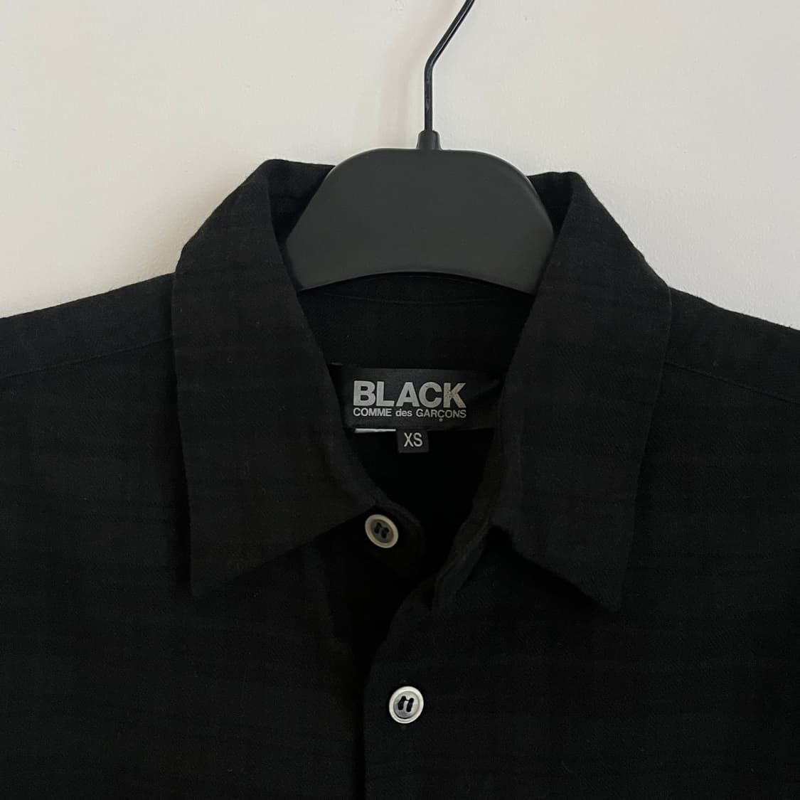 black dyed flannel shirt 상품이미지2